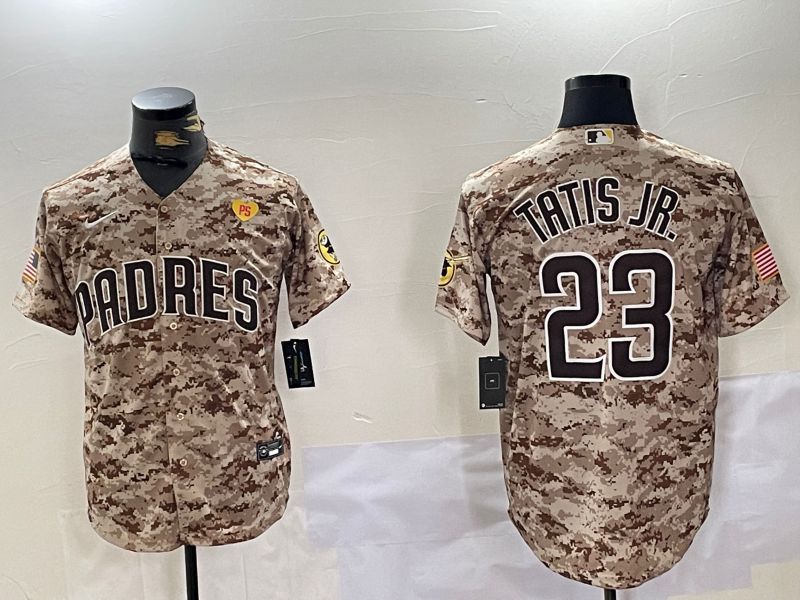 Men San Diego Padres #23 Tatis jr Camo Fashion 2024 Nike MLB Jersey style 4->indianapolis colts->NFL Jersey